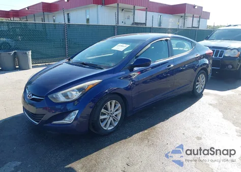 2014 Hyundai Elantra Se z USA, uszkodzony, nr VIN 5NPDH4AE0EH484094